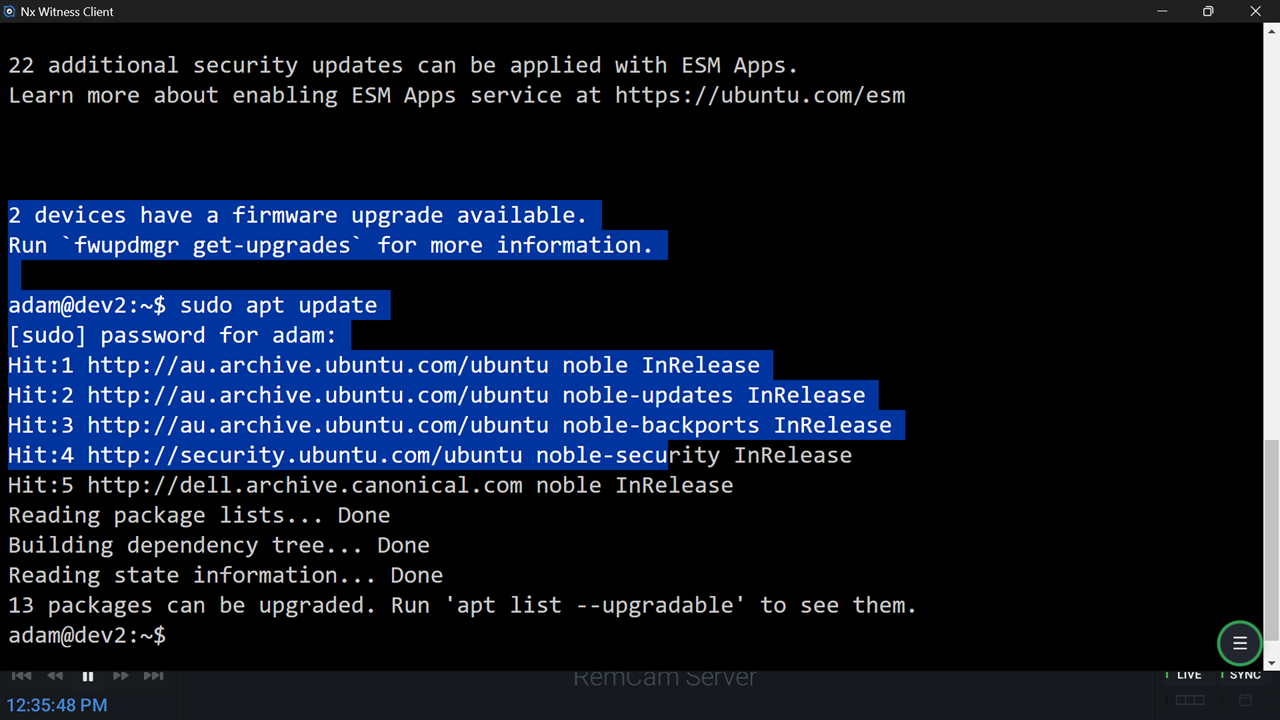 Text-console mode